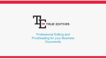 Business Proofreading & Dissertation Services, UK | TrueEditors