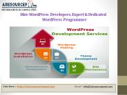 Hire Wordpress developers, Expert & Dedicated Wordpress Programmer