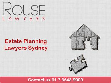Estate Planning Lawyers Sydney