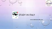 Studying In Italy |Study In Italy Consultants | Videsh Consultz