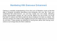 Meditations For Manifestation