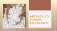 ARE PACKING PEANUTS RECYCLABLE? PowerPoint PPT Presentation