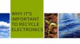 WHY IT’S IMPORTANT TO RECYCLE ELECTRONICS PowerPoint PPT Presentation