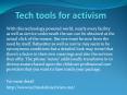 tech tools for activism PowerPoint PPT Presentation