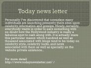 today news letter