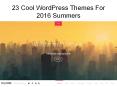 23 Cool WordPress Themes For 2016 Summers PowerPoint PPT Presentation