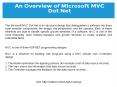 ASP.NET MVC Overview PowerPoint PPT Presentation