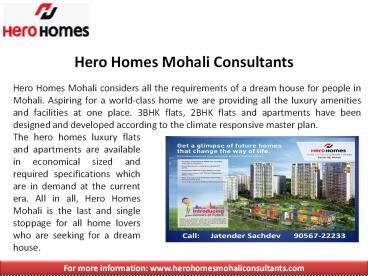 Hero homes