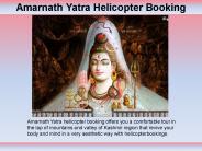 Amarnath Helicopter Ticket booking