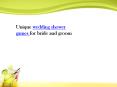 Unique wedding shower games for bride and groom PowerPoint PPT Presentation