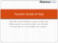 Tourism Guide of Italy PowerPoint PPT Presentation