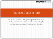 Tourism Guide of Italy
