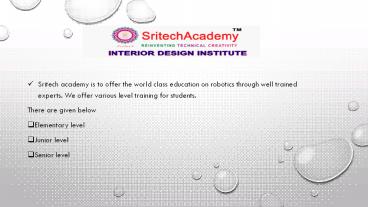 Robotics Classes in Chennai | Sritech Academy