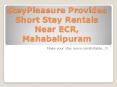 Budget Serviced Apartment in Chennai PowerPoint PPT Presentation