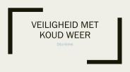 Veiligheid met koud weer