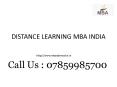 distance learning MBA, distance MBA, distance learning education PowerPoint PPT Presentation