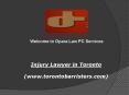 Personal Injury Lawyer - torontobarristers.com PowerPoint PPT Presentation