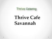 Thrive Cafe Savannah