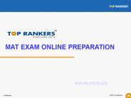 Mat Exam | MAT Sample Papers | MAT Practice Online Test