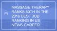 Massage Therapy ranks 50th in the 2016 Best Job Ranking in US News Career PowerPoint PPT Presentation