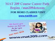 MAT 209 Course Career Path Begins mat209dotcom