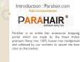 Buy Best Human Hair Extensions from Parahair.com