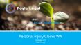 Personal Injury Claims WA PowerPoint PPT Presentation