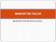 Top ten tailor in Hong Kong
