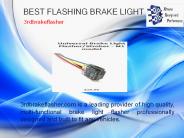 Flashing brake light