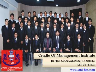 Hotel Management Institutes in Delhi