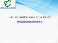 legal compliance checklist PowerPoint PPT Presentation
