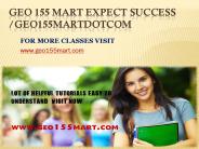 GEO 155 MART Teaching Effectively/geomartdotcom