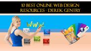10 Best Online Web Design Resources - Derek Gentry