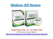 Webinar JEO Review