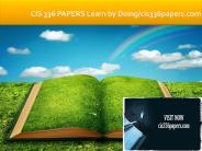 CIS 336 PAPERS Learn by Doing/cis336papers.com