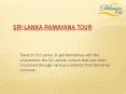 Best Sri Lanka Ramayana tour packages PowerPoint PPT Presentation