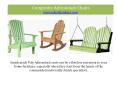 composite adirondack chairs PowerPoint PPT Presentation