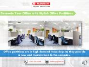 Comfortable and Spacious Office Partitions