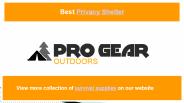 Large camping tents
