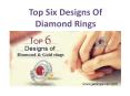 Top designs of Diamond Rings