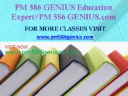 PM 586 GENIUS Education Expert/PM 586 GENIUS.com