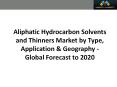 Aliphatic Hydrocarbon Solvents And Thinners Market worth USD 4.5 Billion by 2020 (1) PowerPoint PPT Presentation