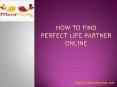 How To Find Perfect Life Partner PowerPoint PPT Presentation