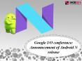 Google I/O conference: Announcement of Android N release PowerPoint PPT Presentation