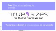 Plus size clothing for women