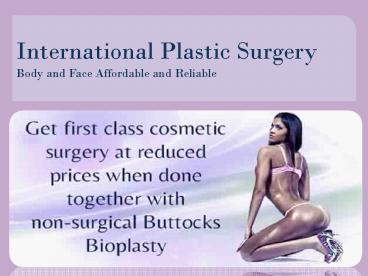 Butt injection gives good outcomes