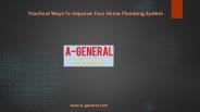 Follow Our Useful Tips To Improve Home Plumbing System