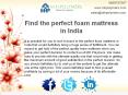 Find the perfect foam mattress in India PowerPoint PPT Presentation