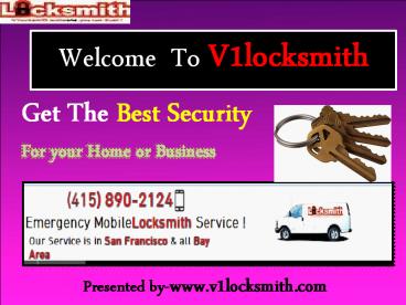 Commercial locksmith San Francisco ca|V1Locksmith