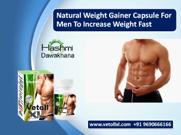Hashmi Herbal Weight Gain Capsules Vetoll Xl